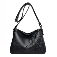 Autumn And Winter New Large Capacity Casual Messenger Bag - Black - View 1