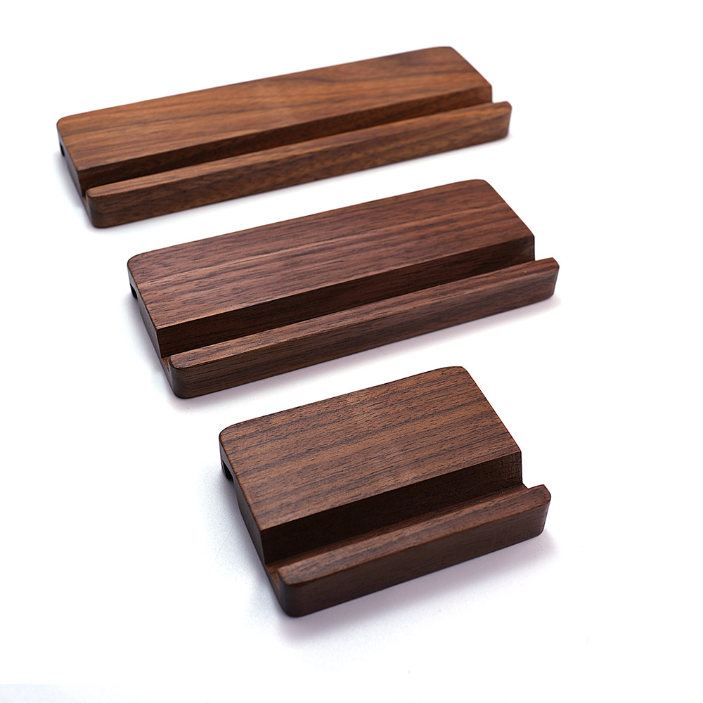 Black Walnut Mobile Phone Holder Mobile Phone Holder Portable And Simple - Image 3