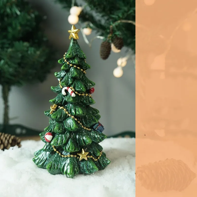 Christmas Tree Decoration Home Room Resin Crafts – image 5