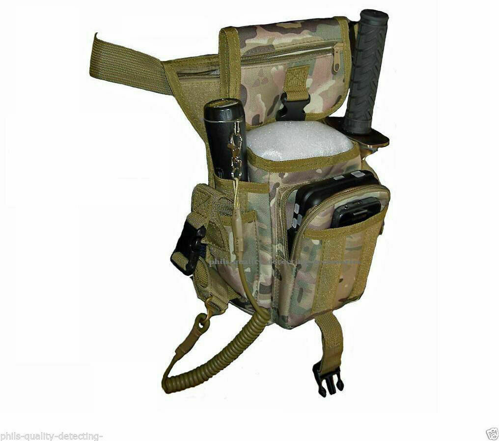 Metal Detecting Detector Accessory Standard Heavy Duty Camo Finds Pouch Bag NEW — image 3