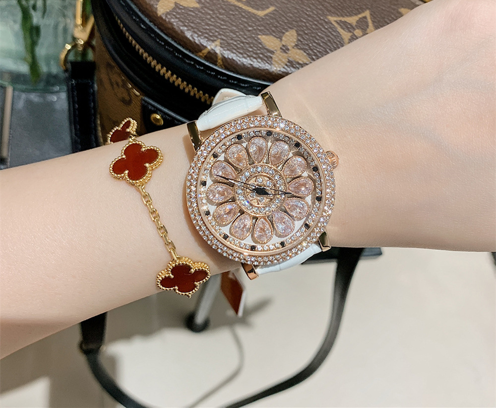 Women's Niche Diamond Luxury Rainbow Watch - Picture 9 of 9