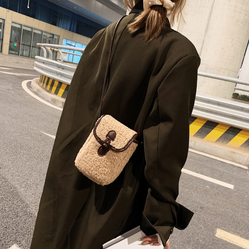 Small Design Lamb Plush Bag Female