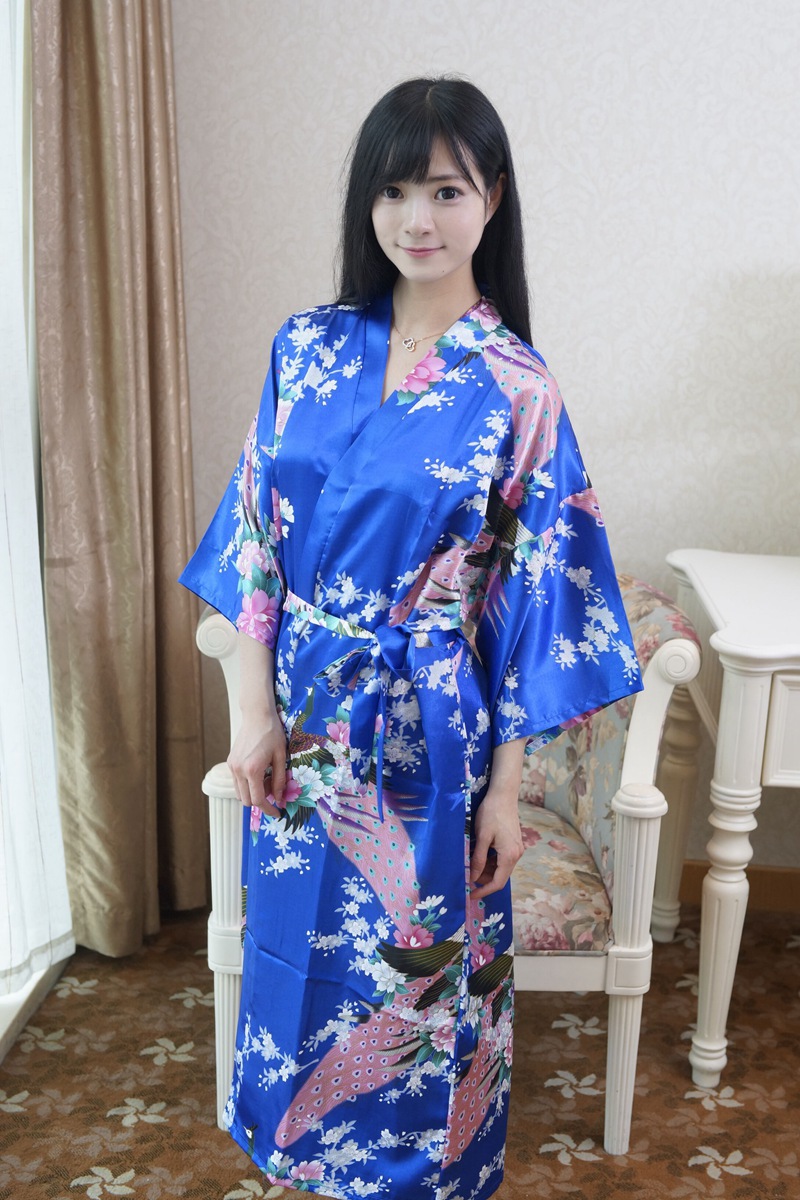 Title 4, Fashion Sexy Simulation Silk Ladies Nightgown