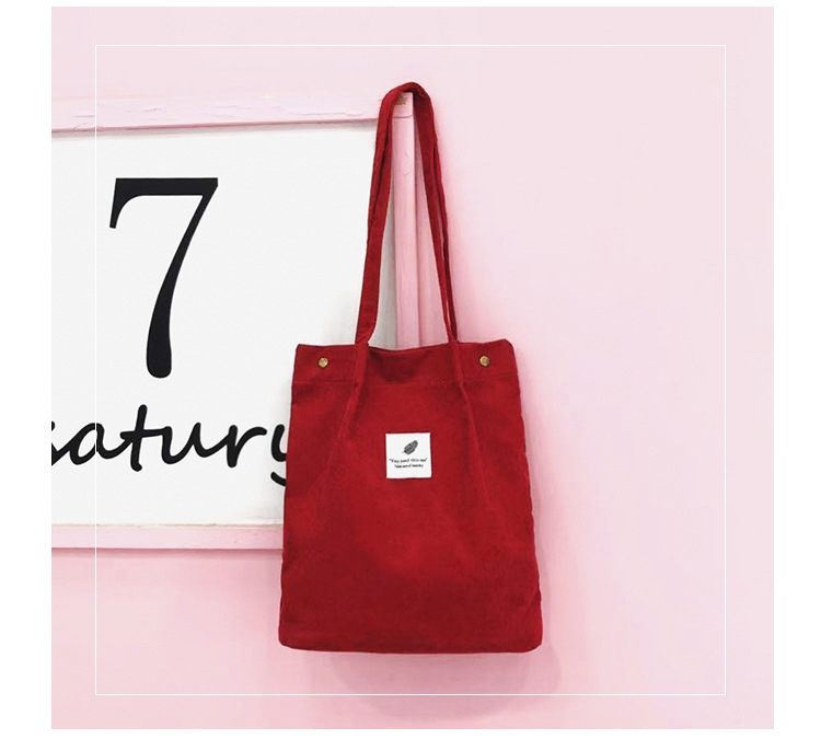 Large Capacity Leisure Shopping Bag Student Art Shoulder