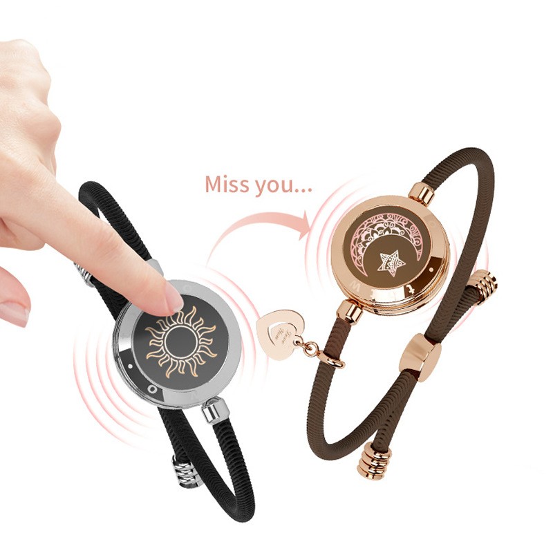 Sun-Moon Smart Sensing Couple Bracelet - CJdropshipping