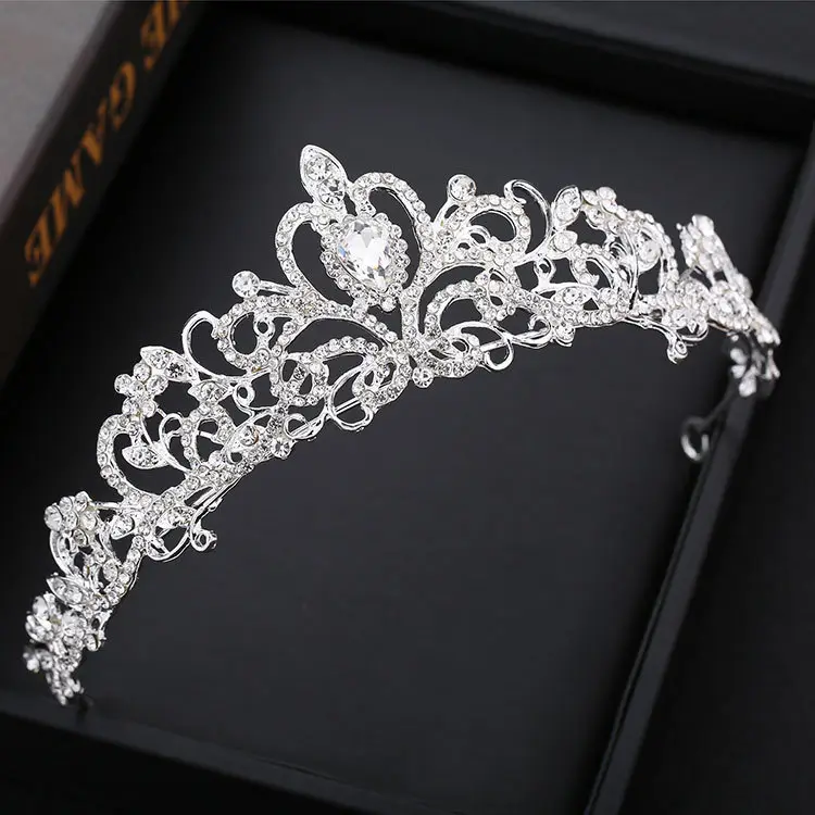 Baroque Crown Headband Bridal