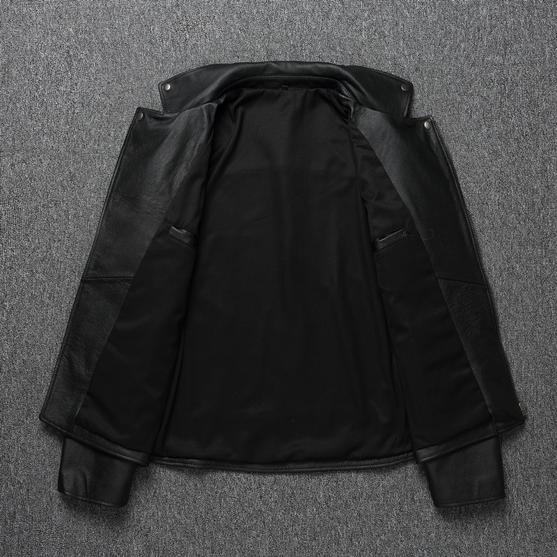 Youth Motorcycle Leather Men's Distressed Jacket