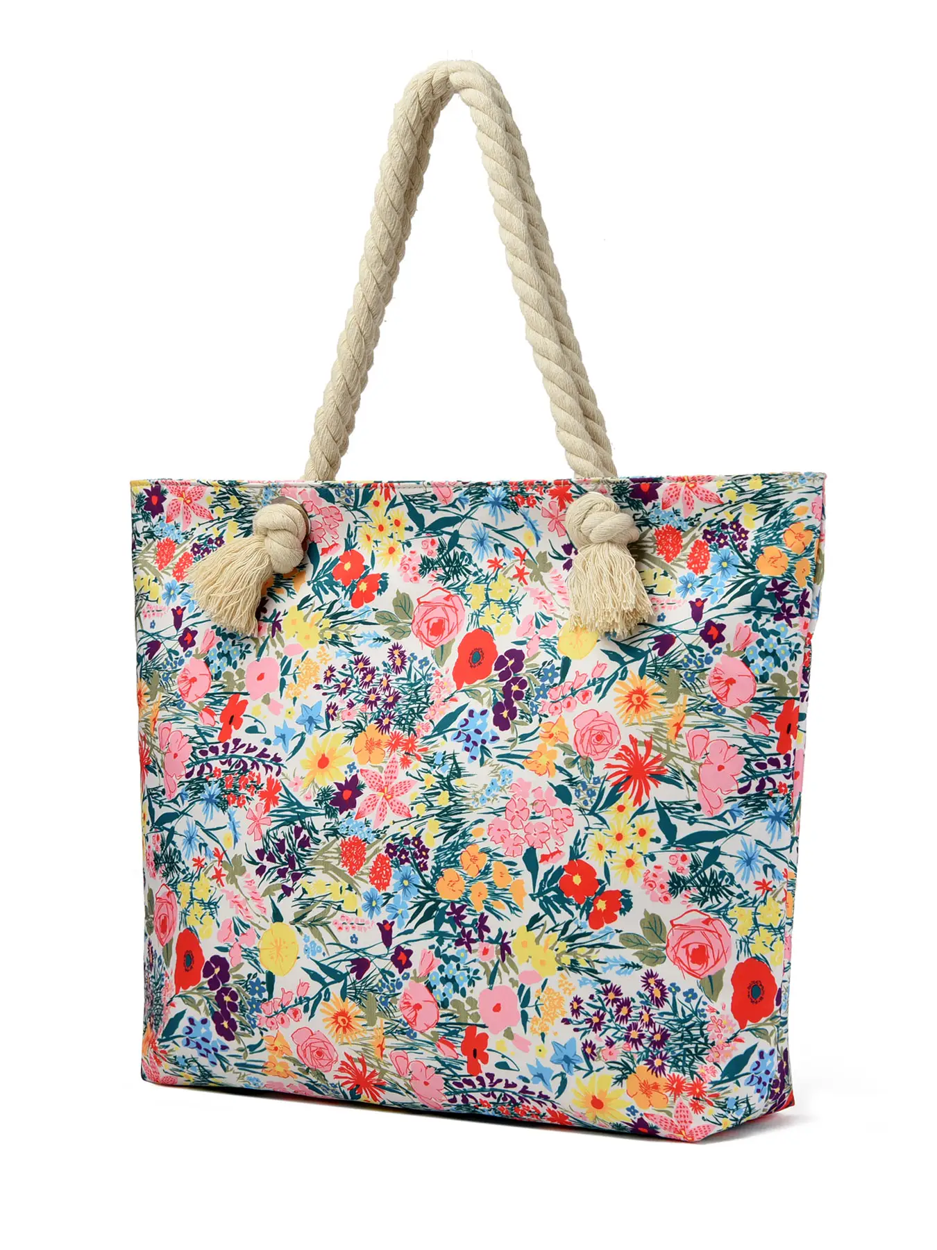 Only Self Pickup---Art Flower Pattern Beach Bags