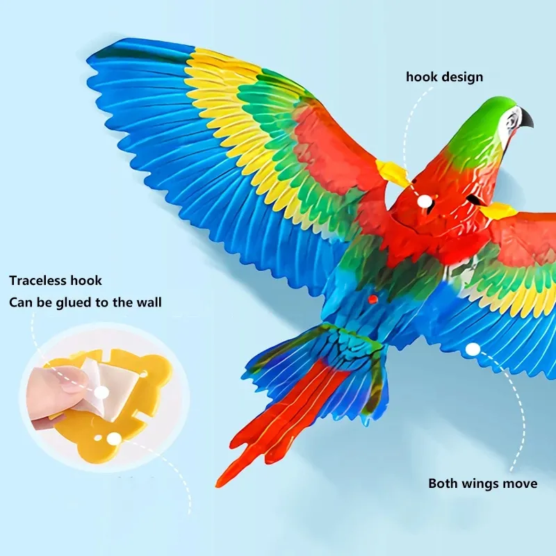 Simulation Bird Cat Interactive Pet Toys Hanging Eagle Flying Teasering Play Kitten Dog Toys Animals Cat Accessories Supplies – image 5