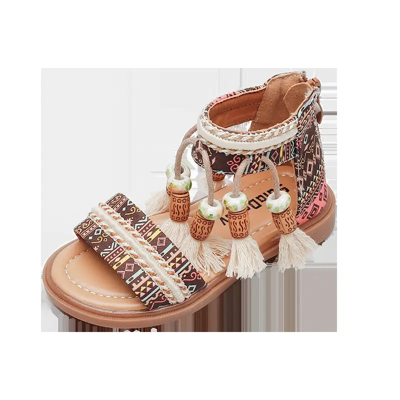 Children's Retro New Seaside Soft Sole Beach Sandals