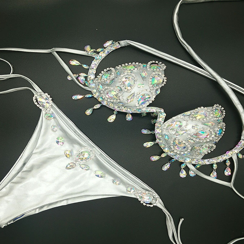 Ladies New Seam Diamond Bikini - Image 5
