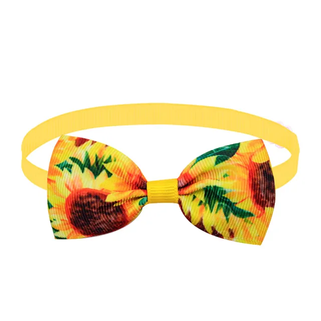 Sunflower Pet Bow Tie Dog Summer Decoration Large Sunflower Flower - Shop at LoveMi