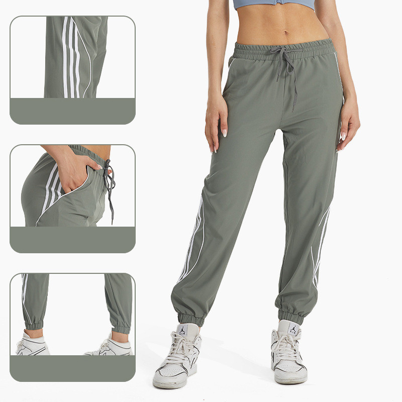 Loose Running Sports Pants Are Thin High-waisted Stretchy And Quick-drying