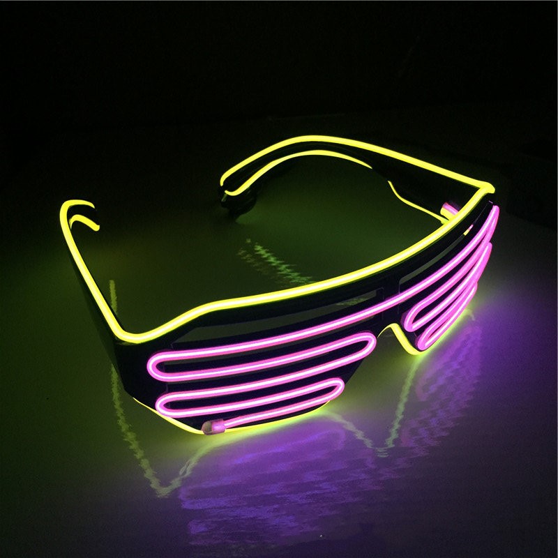 Title 3, LED bi-color luminous blinds decorative glasses