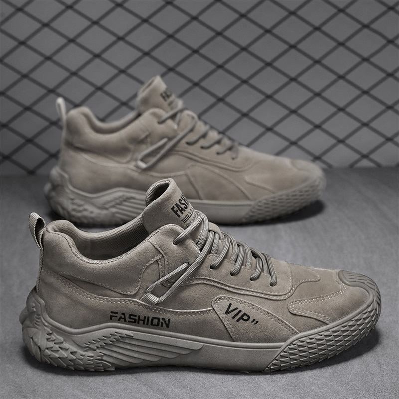 New Summer Arrival Trendy Elevated Non-Slip Low Top Sneakers, Retro Fashion Work & Safety Shoes
