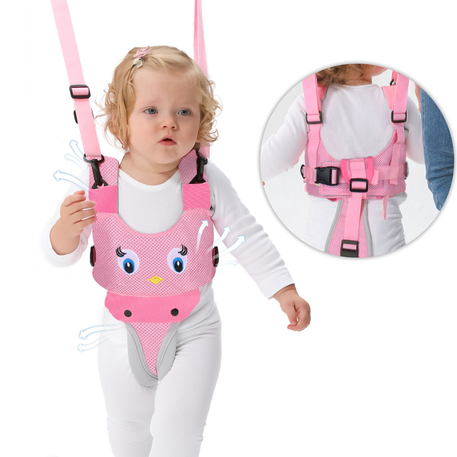 Babies Learning To Walk With Mesh Fabric For Breathability