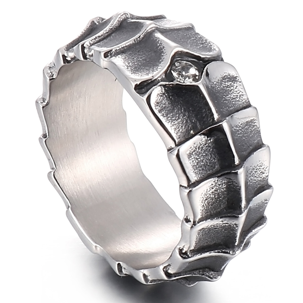 Title 3, Vintage Fashion Stainless Steel Ring