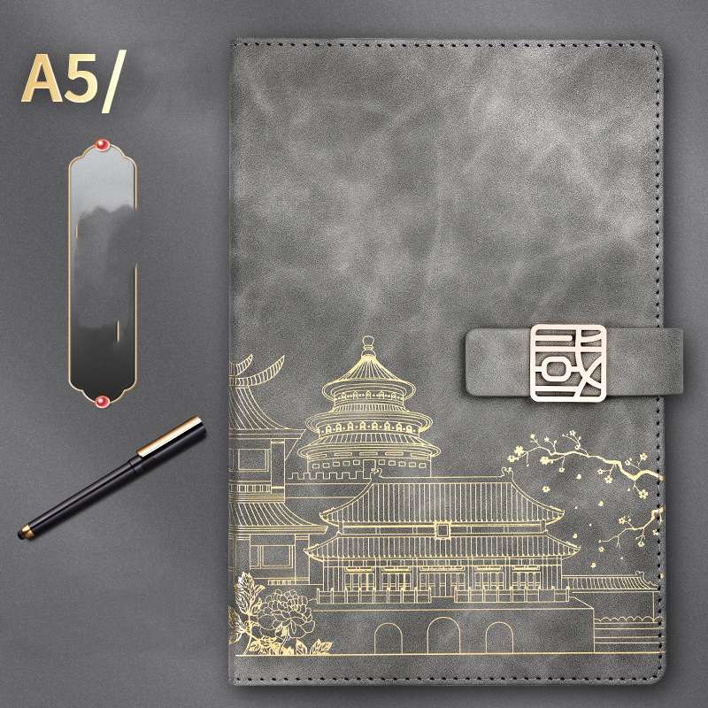 Chinese Style Palace Museum A5 Notebook Gift Box Set - Image 4