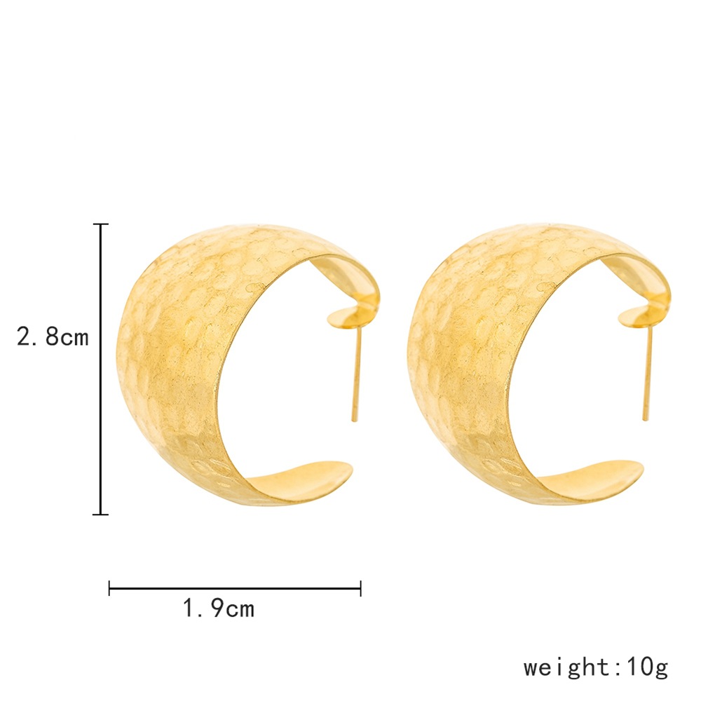 Hollow Metal Geometric Personality  Ins Trend Earrings