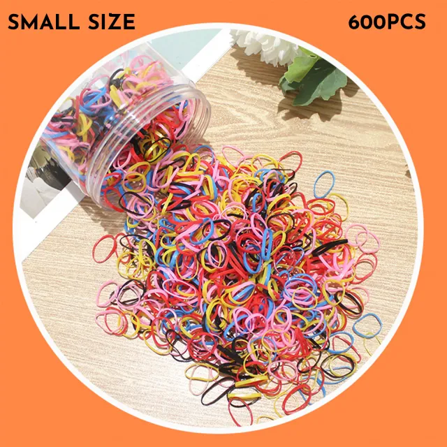 Baby Hair Ties Hair Rubber Bands For Toddler Infants Kids Girls Thin Small Hair Elastics TPU 300 Pack - Shop at LoveMi