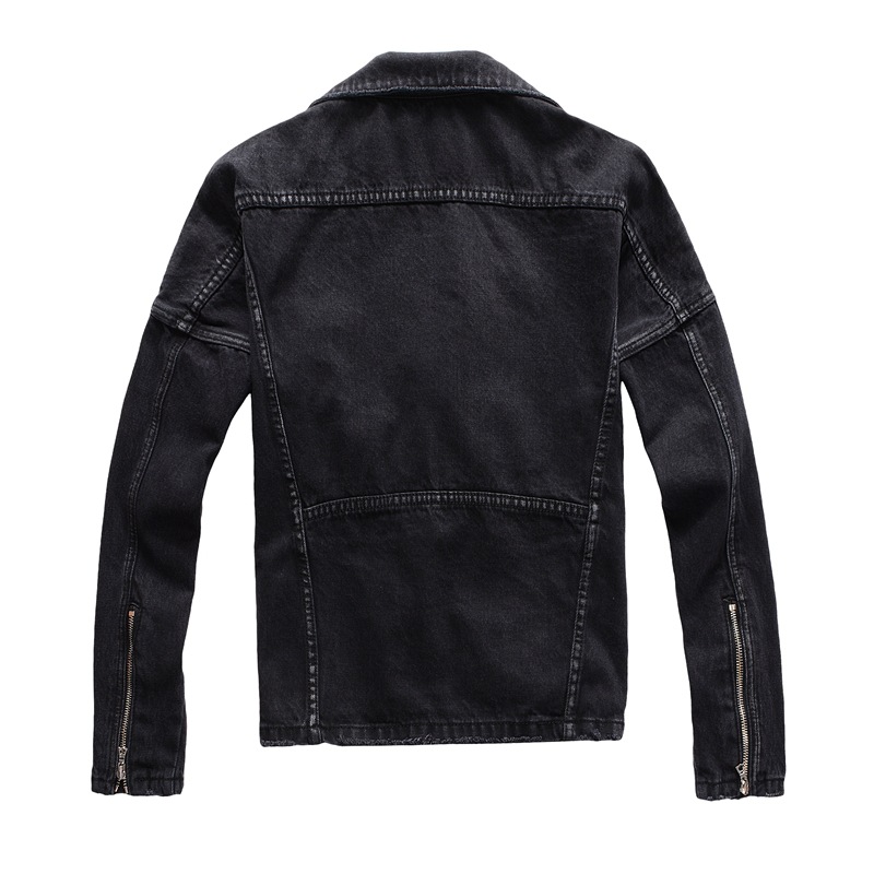 Thickened Punk Slim Denim Jacket