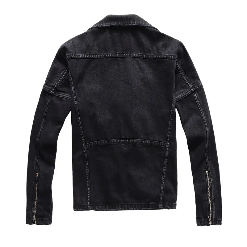 Thickened Punk Slim Denim Jacket
