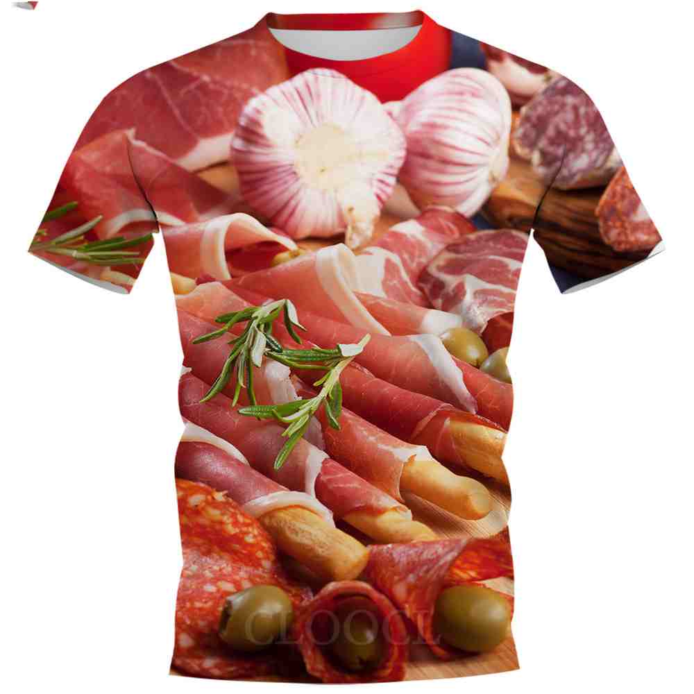 Title 8, Creative and Funny 3D Short Sleeves