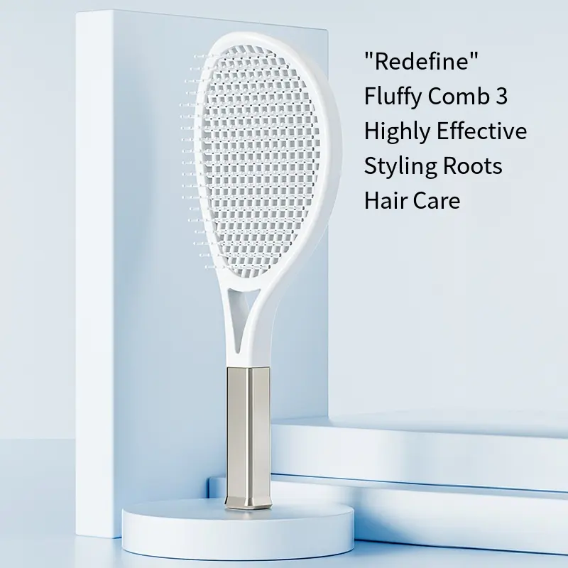 Hair Comb Tennis Racket Fluffy Combs High
