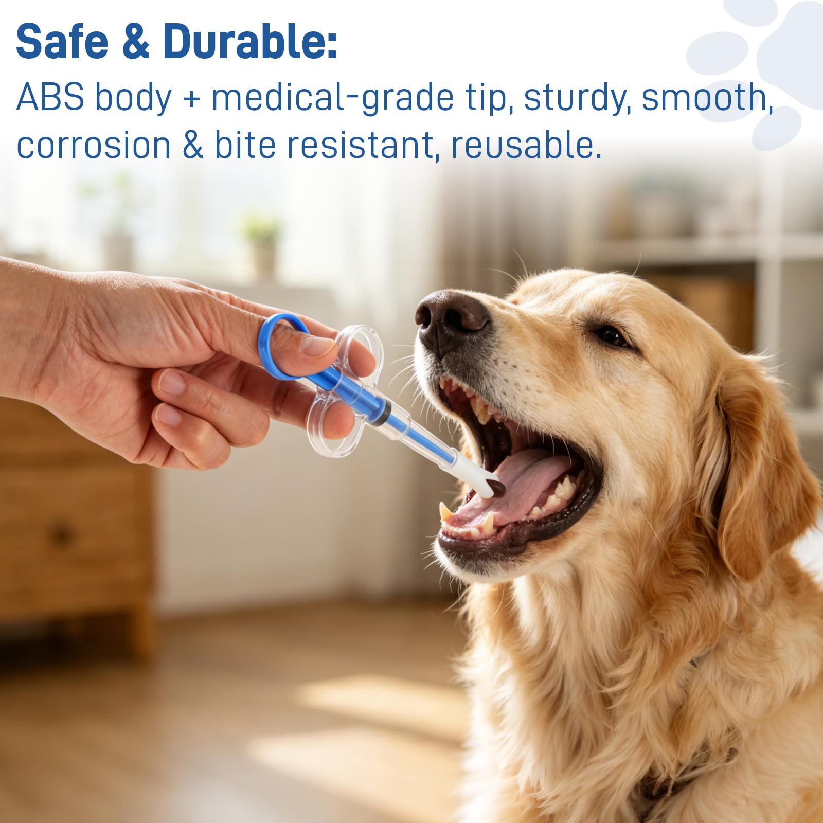 Cat Pill Shooter, Pill Popper For Cats & Dogs, 2-in-1 Pet Piller  Anti-drop Syringe For Tablets & Liquid. Easy Admin For Small Animals. Soft Rubber Tip Protects Gums — foto 4
