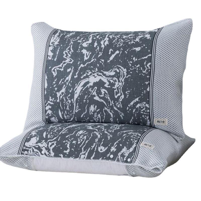 Title 3, Buckle Breathable Plus Size Couple Pillow Cover