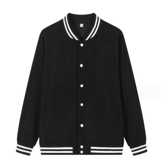 Menswear Corduroy Japanese Baseball Jacket