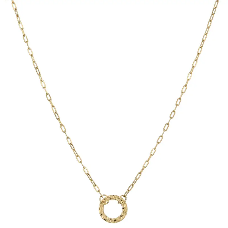 Explosive Stainless Steel Paper Clip Necklace