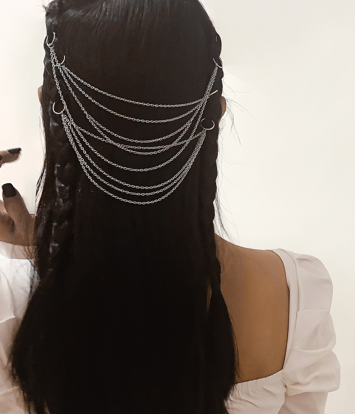 Ornaments Temperament Multi-layer Tassel Chain Set Hair Accessories