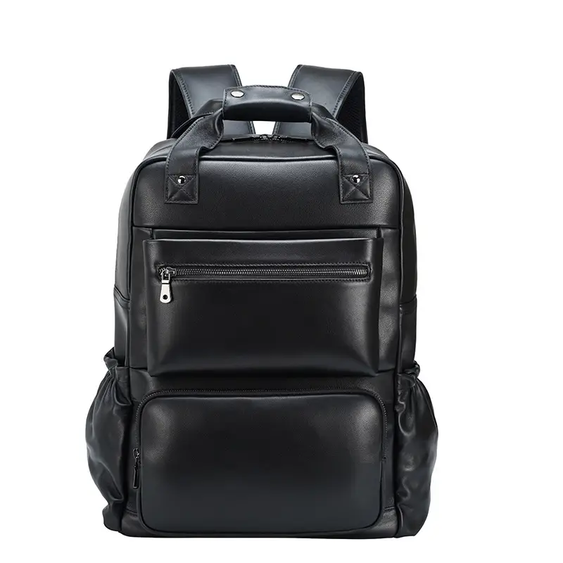 Business Shoulder Outdoor Travel Leather Backpack