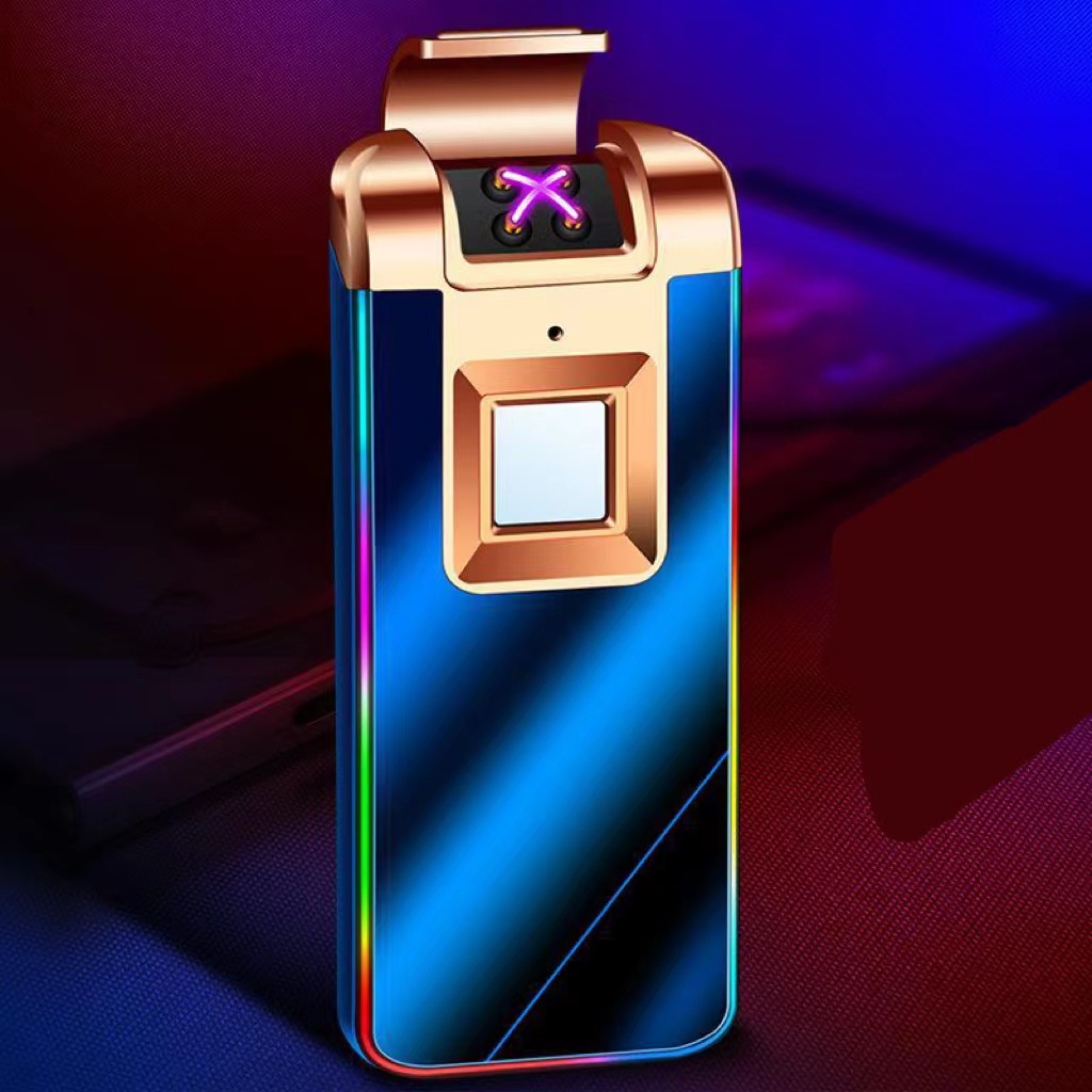 Title 2, Touch Sensing Dual Arc Charging Lighter Laser