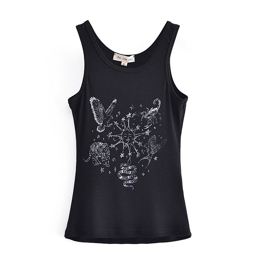 Title 6, Sleeveless Totem Print High Stretch Thread Tank...