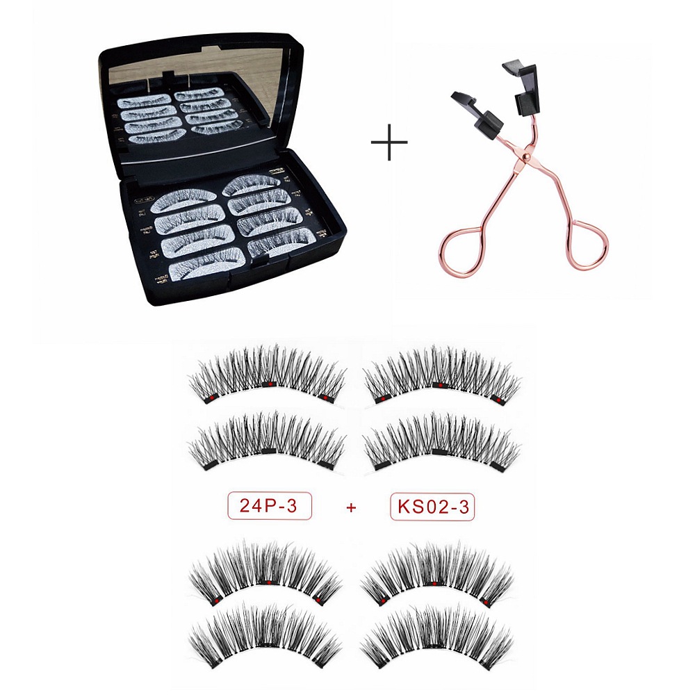 Magnet Eyelash Suit Is Natural And Thick 24P Ks02 - Shop at LoveMi
