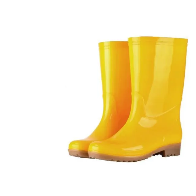 Mid Tube Outdoor Non Slip Beef Tendon Soled Water Shoes And Food Boots Yellow - Shop at LoveMi