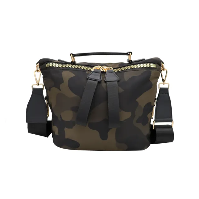 Functional Camouflage Shoulder Bag Travel Handbag Camouflage - Shop at LoveMi