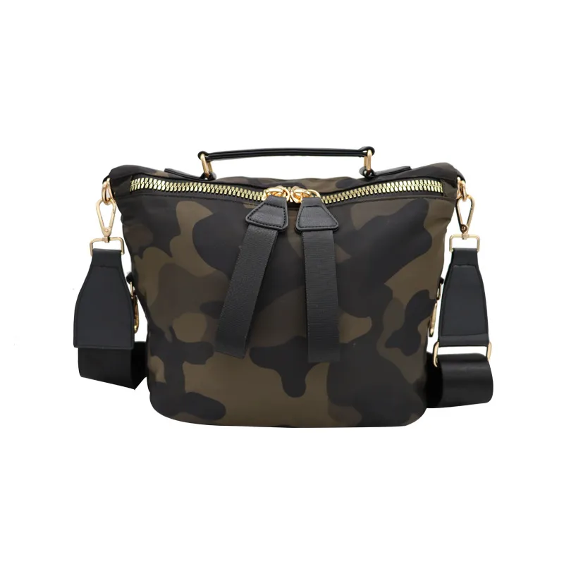 Functional Camouflage Shoulder Bag Travel Handbag - Camouflage