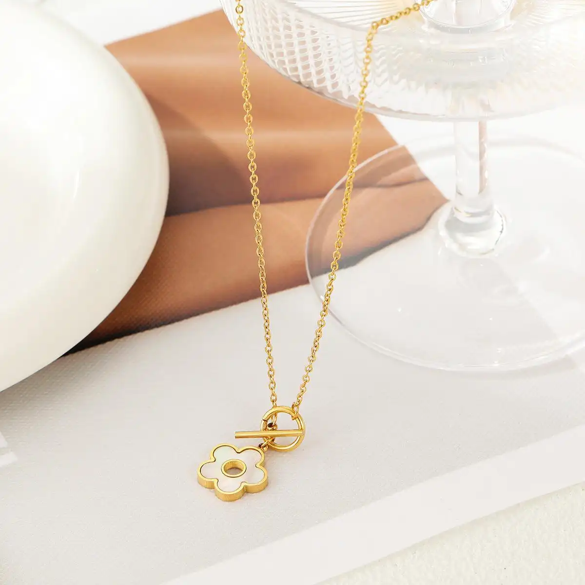 Titanium Steel Safety And Non Fading Necklace Collarbone