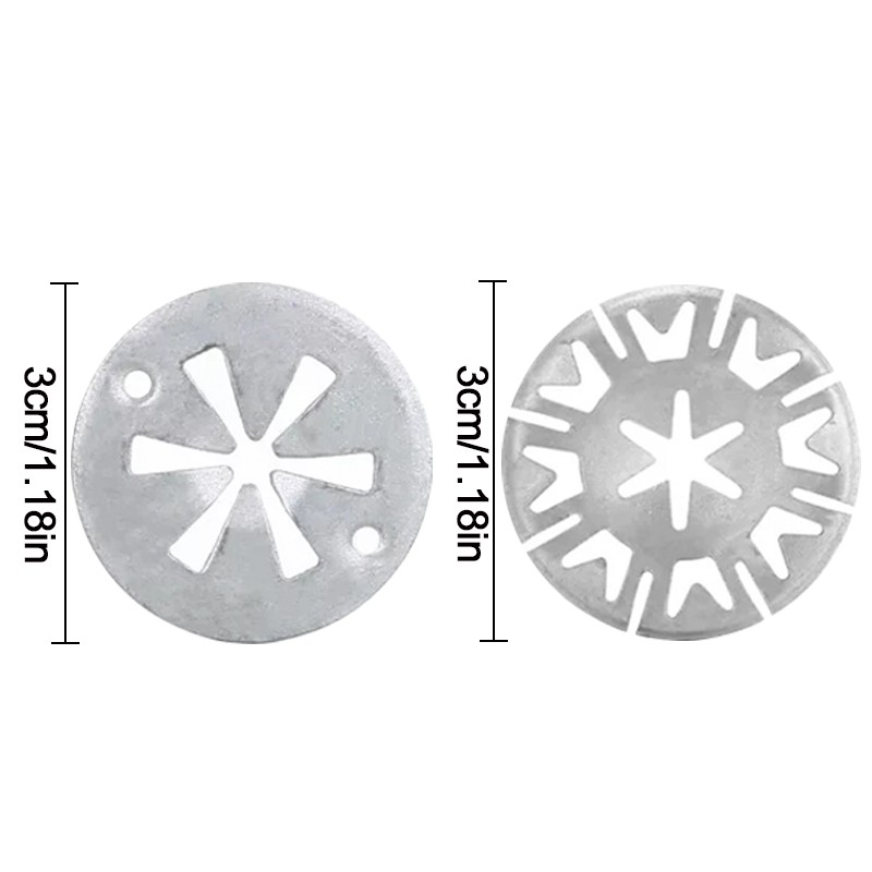 120 Pack Heat Shield Clips Car Exhaust Metal Locking Star Washers Fixing Auto HS — image 6