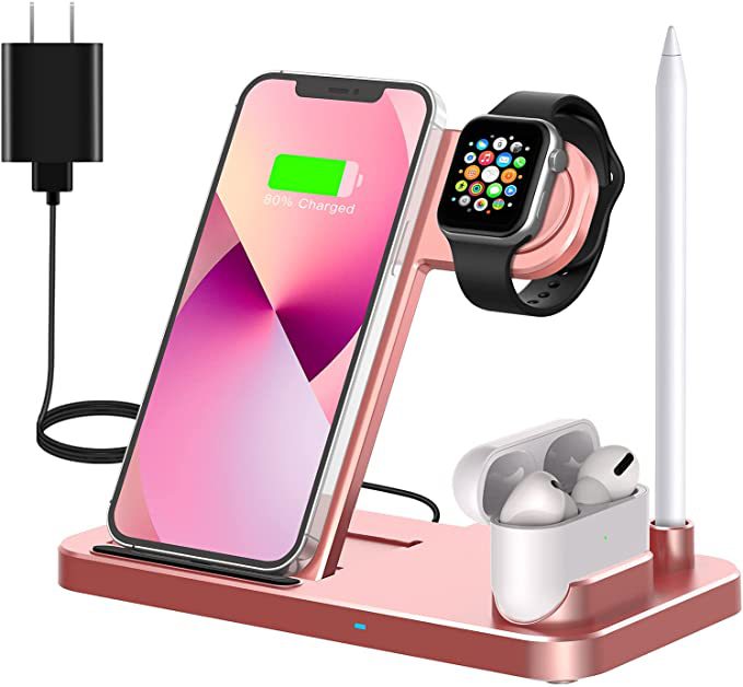 Quick-charge 15w Folding 4-in-1 Wireless Charger - Image 5