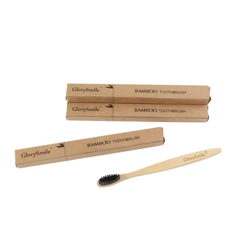Natural Pure Bamboo Toothbrush Portable Soft Hair Tooth Brush