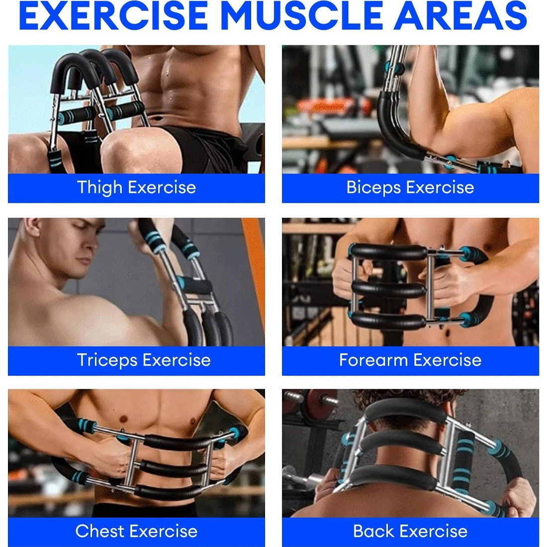 Shaker Twister Arm Trainer Workout Equipment Adjustable Chest Expander-Exerciser — image 5