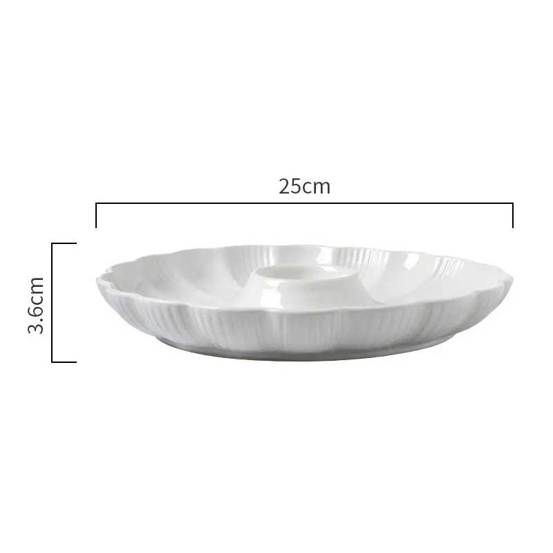 Japanese Petal Dumplings With Vinegar Dish