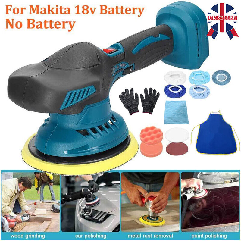 For 18V 6 Cordless Rotary Car Polisher Buffer Sander Polishing Q — image 3