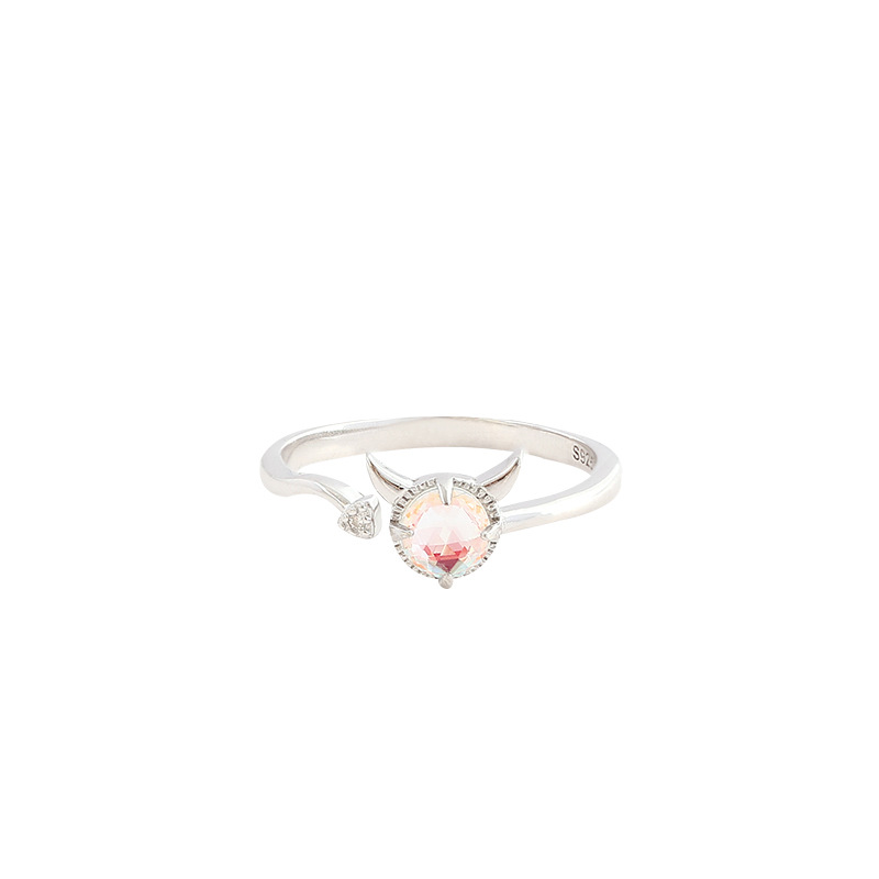 Bungee Little Devil Ring Female Cold Wind Adjustable Ring