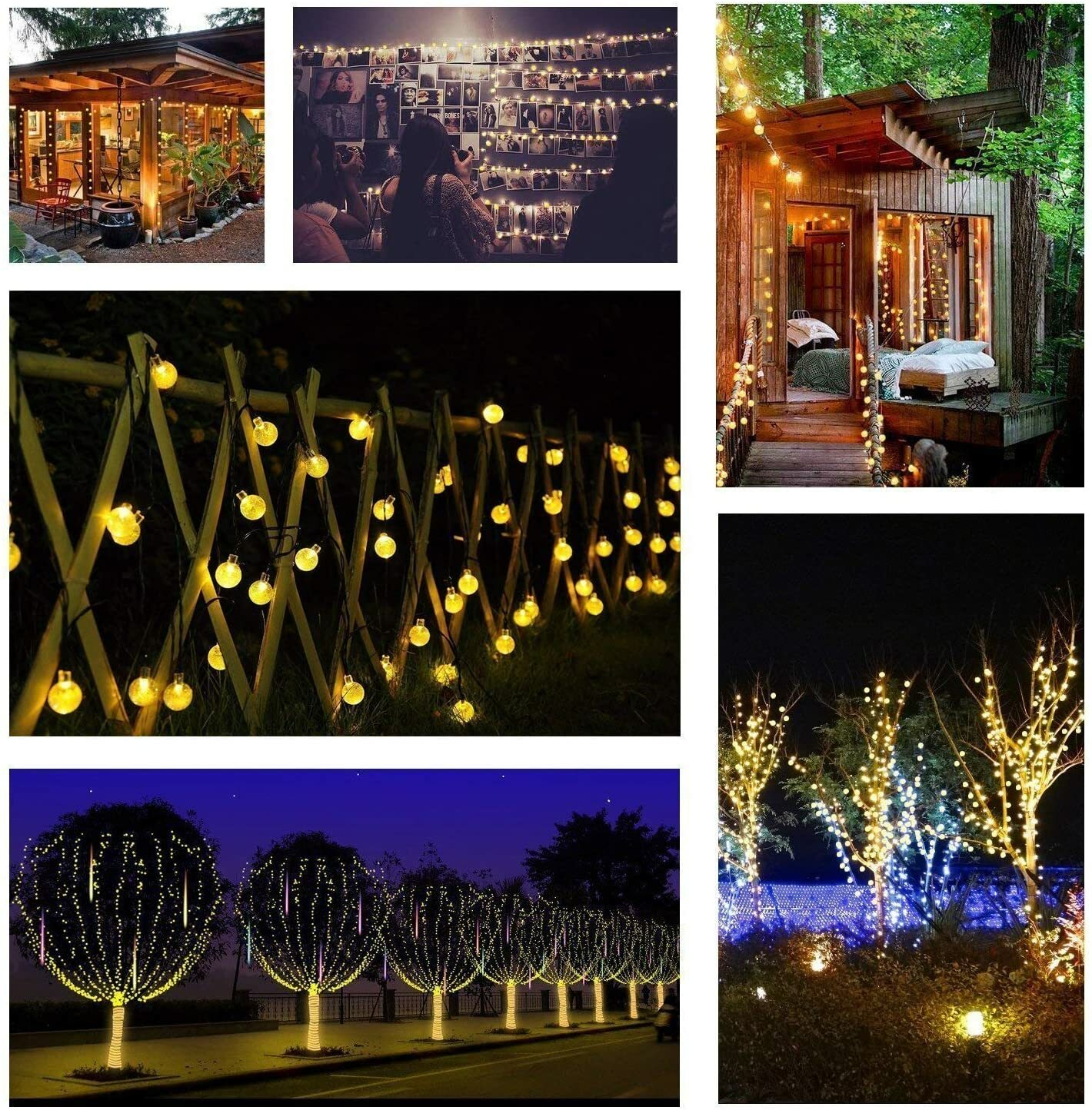 LED Ball Solar Light Party Fairy Outdoor Retro Ball String Lights Patio Garden — foto 10