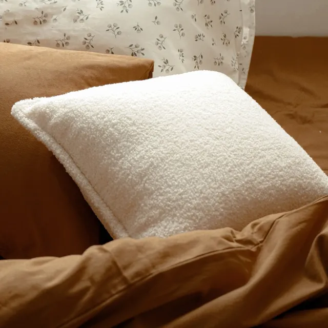 Simple With Grain Cashmere Lamb Cashmere Pillow Throw Pillow - Shop at LoveMi